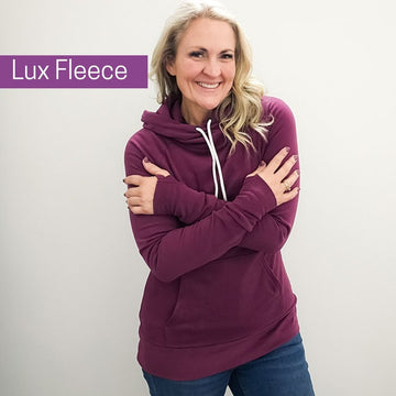 Lux Fleece Berry Pullover Hoodie - Shop7degrees