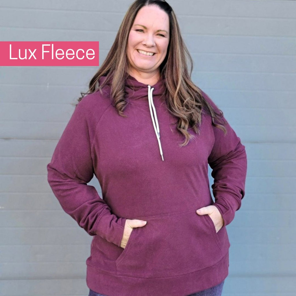 Lux Fleece Berry Pullover Hoodie - Shop7degrees